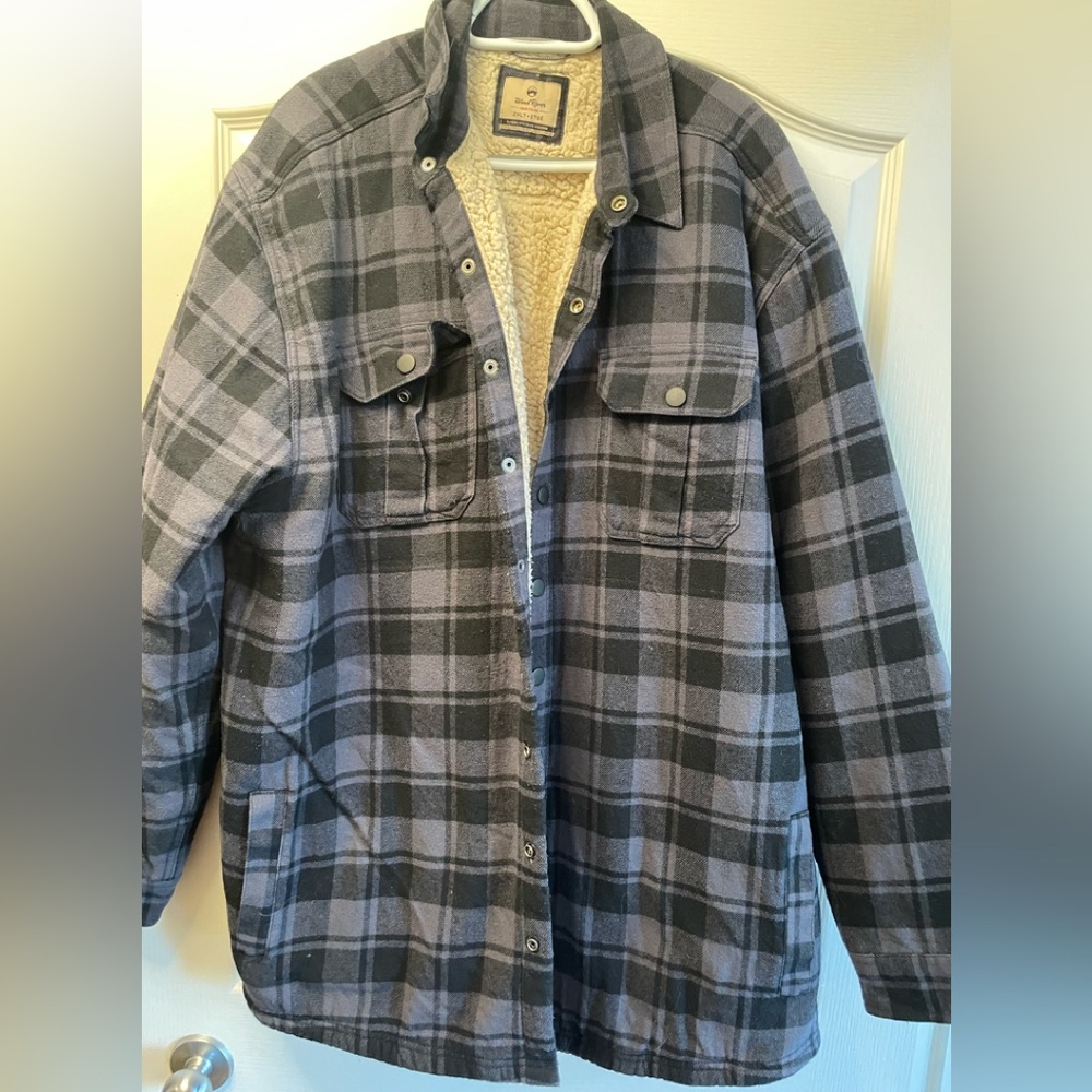 Marks Warehouse - Wind River Sherpa Lined Flannel Shacket